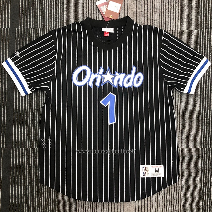 Maglia Manica Corta Orlando Magic Tracy Mcgrady #1 Nero